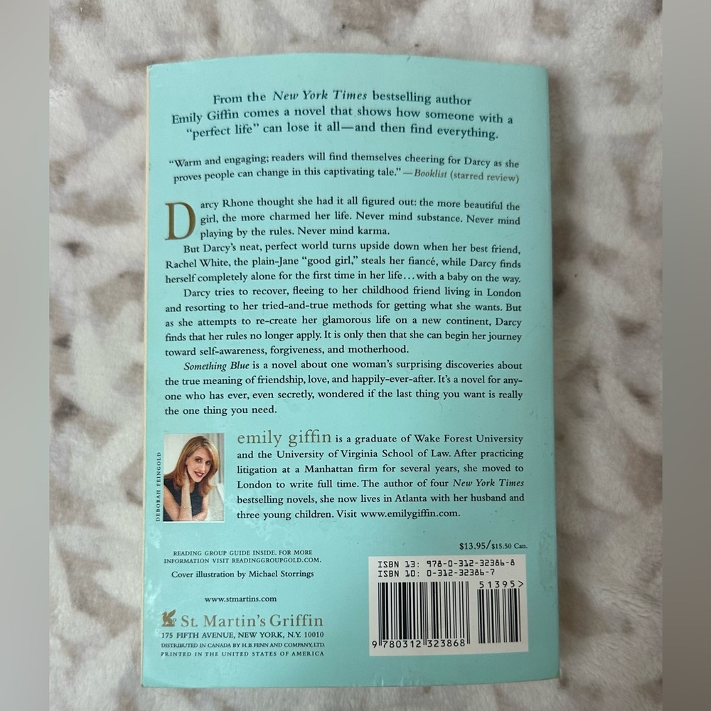 Something Blue by Emily Giffin Book - Picture 3 of 3